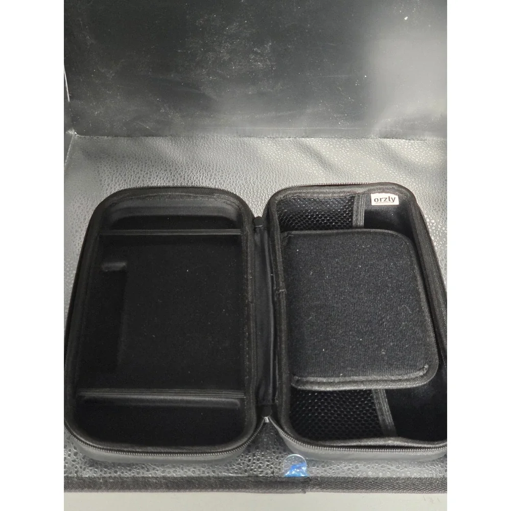 Orzly Hard Travel Carry Case For Nintendo Switch & OLED Console Black EVA Cover